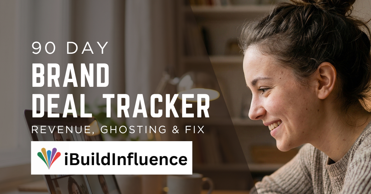 90-Day Brand Deal Tracker: Revenue, Ghosting & Fix