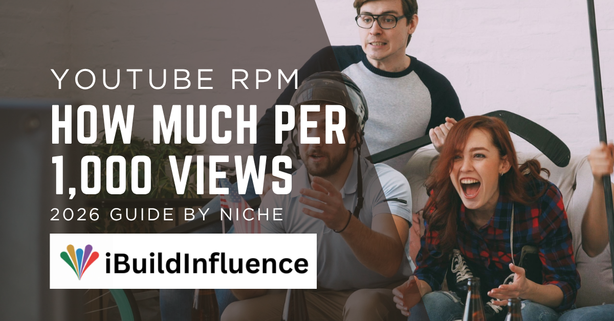 YouTube RPM in 2026: How Much YouTube Pays Per 1,000 Views by Niche